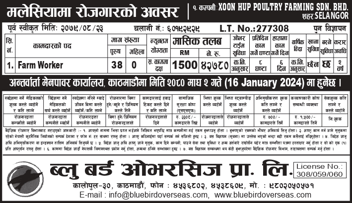 Newspaper Advertisement 1